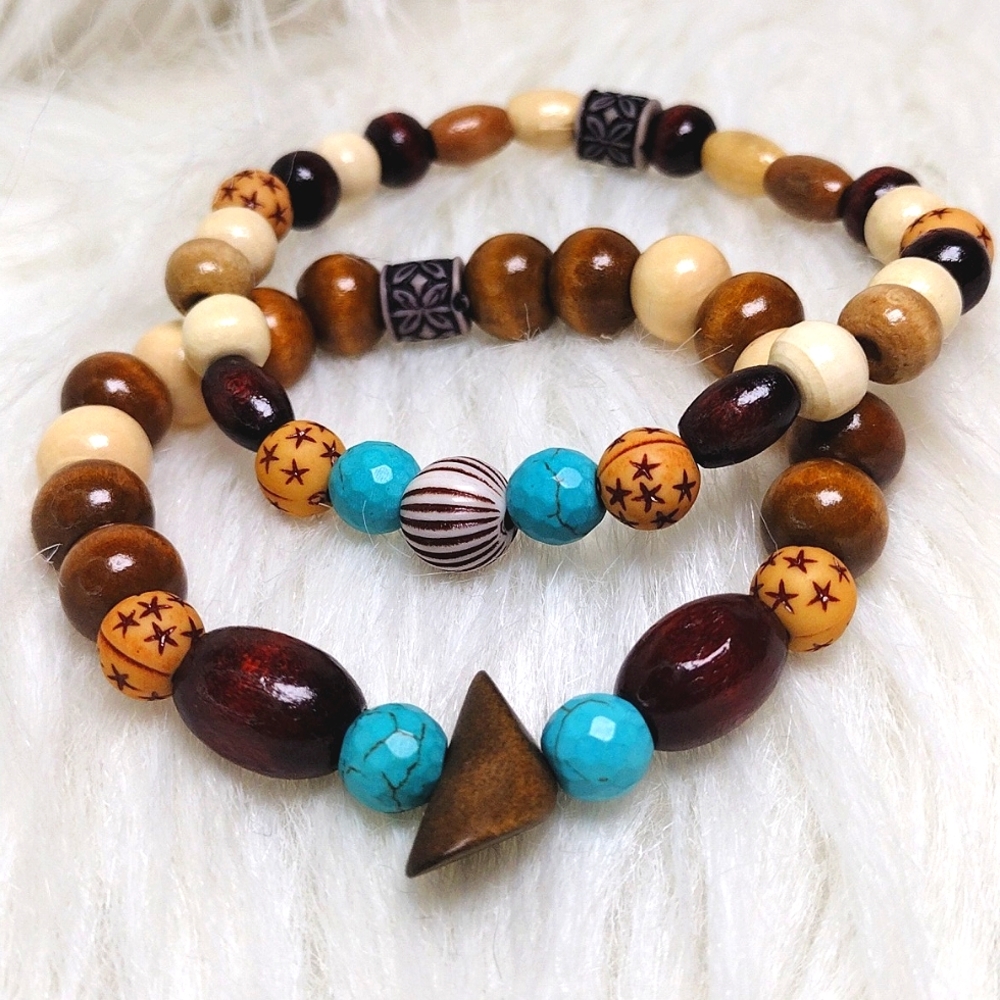 Handmade Wooded Bracelets (2)